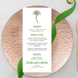 ミニマルデイジー結婚ズ メニュー