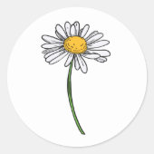 ミニマルデイジー結婚ズ ラウンドシール (正面)