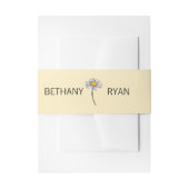 ミニマルデイジー結婚ズ 招待状ベリーバンド (正面例)