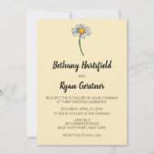 ミニマルデイジー結婚ズ 招待状 (正面)