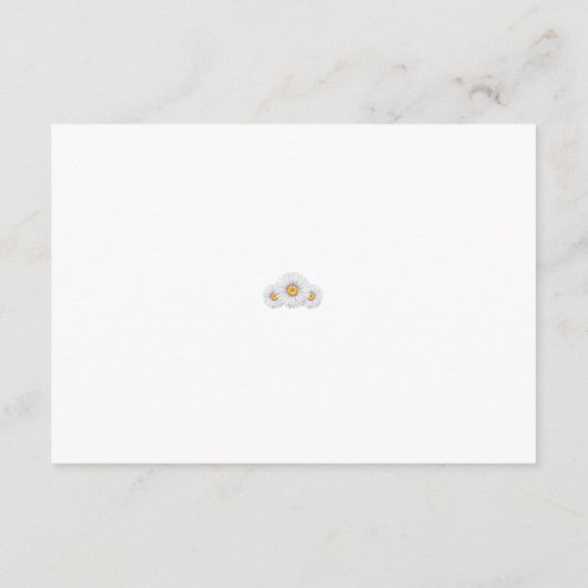 ミニマルデイジー詳細カード エンクロージャーカード (裏面)