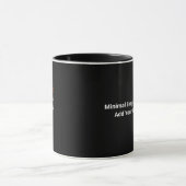 ミニマルデザインで愛を表現 マグカップ (中央)
