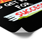 ミニマルデザインと強いタイポグラフィポスター ポスター (角)