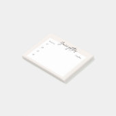ミニマルデザインのプランナーポストイット/付箋 ポストイット (アングル)
