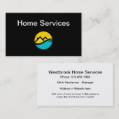 ミニマルデザインドローン撮影 名刺 (正面/裏面)