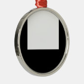 ミニマルデザインフォトフレーム円形オーナメント メタルオーナメント (右)