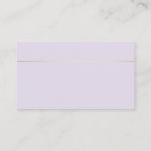 ミニマルデザインプロフェッショナルエレガント高調波 名刺 (裏面)