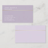 ミニマルデザインプロフェッショナルエレガント高調波 名刺 (正面/裏面)