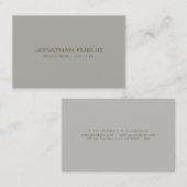 ミニマルデザインモダンテンプレートChic 名刺 (正面/裏面)