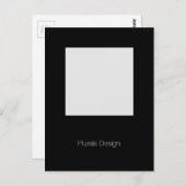 ミニマルデザイン写真枠はがき ポストカード (正面/裏面)