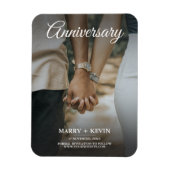 ミニマルトレンディーの写真記念日カードの交換 マグネット (縦)