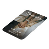 ミニマルトレンディーの写真記念日カードの交換 マグネット (左側)