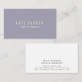 ミニマルトレンディーシンプルプレインラベル 名刺 (正面/裏面)