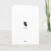 ミニマルトレンディーパパお気に入りの子タイポグラフィ カード (裏面)