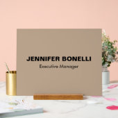 ミニマルトレンディーパーソナライズされたカスタマイズ名 アクリルサイン (ウェディング)