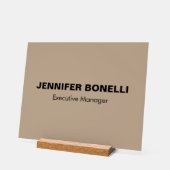 ミニマルトレンディーパーソナライズされたカスタマイズ名 アクリルサイン (傾斜)