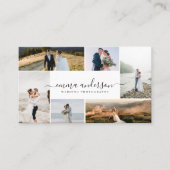 ミニマルトレンディーフォトコラージュ写真家 名刺 (正面)