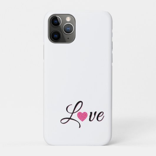 ミニマルドットハートデザイン Case-Mate iPhoneケース (裏)
