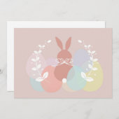 ミニマルハッピーイースター シーズンカード (正面/裏面)