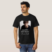 ミニマルハッピーバースデーTシャツ Tシャツ (正面フル)