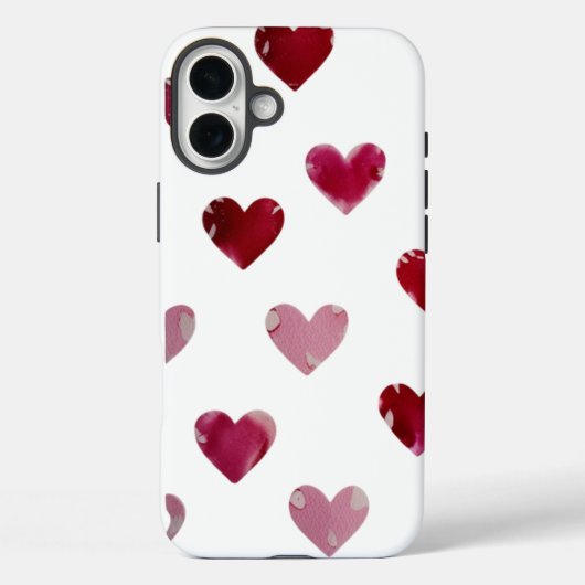 ミニマルハートアイコモダンン芸術的- Case-Mate iPhoneケース (裏面)