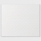 ミニマルハート柄ラッピングペーパー バレンタインデー ラッピングペーパー (フラット)