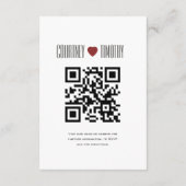 ミニマルハート結婚ズ エンクロージャーカード (裏面)