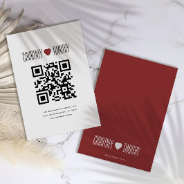 ミニマルハート結婚ズ エンクロージャーカード