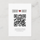 ミニマルハート結婚ズ エンクロージャーカード (正面)