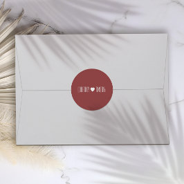 ミニマルハート結婚ズ ラウンドシール