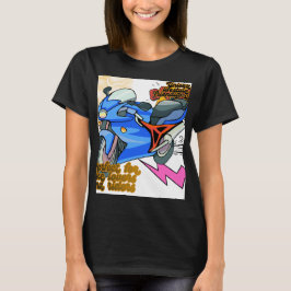 ミニマルバイクアートグラフィック - モダンバイク Tシャツ