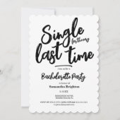 ミニマルバチェロレッテ招待状 招待状 (正面)