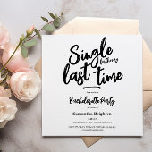 ミニマルバチェロレッテ招待状 招待状