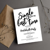ミニマルバチェロレッテ招待状