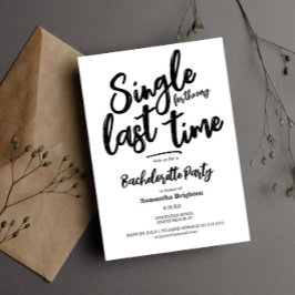 ミニマルバチェロレッテ招待状 招待状