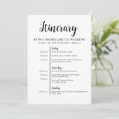 ミニマルバチェロレッテ旅程招待状 招待状 (スタンド正面)