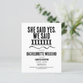 ミニマルバチェロレッテ週末招待状 (スタンド正面)