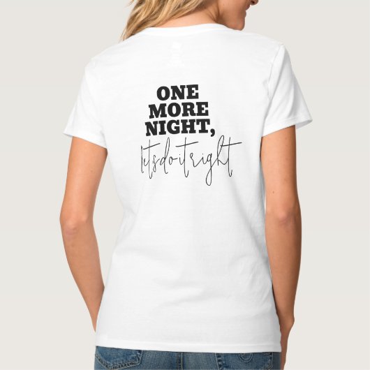 ミニマルバチェロレッテ Tシャツ (裏面)