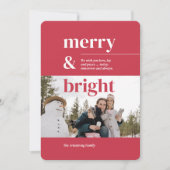 ミニマルバラメリーブライト写真 シーズンカード (正面)