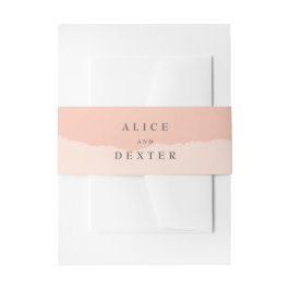 ミニマルバラ結婚赤面 招待状ベリーバンド