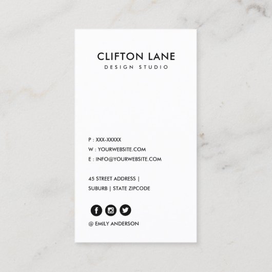 ミニマルバラ金ゴールド銅製黒帯 名刺 (裏面)