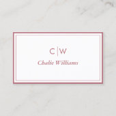 ミニマルバラ金ゴールド, 縁ど 2  名刺 (正面)