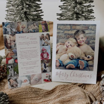 ミニマルバラWhat A Year Photo Collageクリスマス