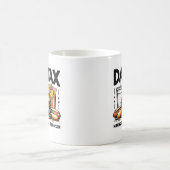 ミニマルパパ税食品アイコンアート コーヒーマグカップ (中央)