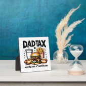 ミニマルパパ税食品アイコンアート フォトプラーク (インサイチュ)