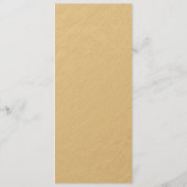 ミニマルパーソナライズされたエレガントリスト金ゴールドブックマーク (裏面)