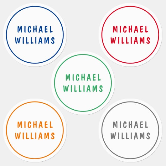 ミニマルパーソナライズされたカスタム男の子の名前の服 ラベル (グループ)