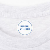 ミニマルパーソナライズされたカスタム男の子の名前アイロン ラベル (貼付)