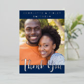 ミニマルパーソナライズされたス結婚スクリプト 箔シーズンカード (立ち正面)