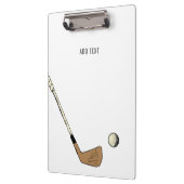 ミニマルパーソナライズされたモダンヴィンテージ クリップボード (左)